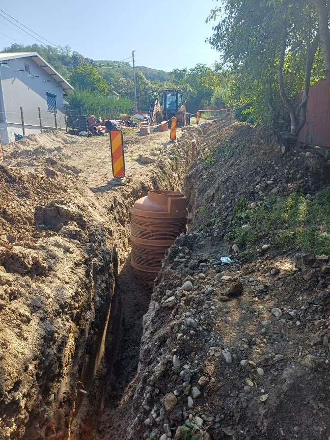 Str. Aleea Dorinței – lucrări de execuție rețea de canalizare menajeră